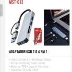 Mst-013 adaptador USB 4 em 1 tomate