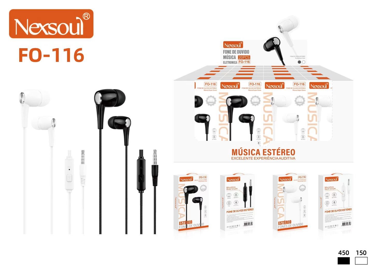 5818dda397e39f2fb529e9dd576e4d Fo-116 fone com fio nexsoul - Imagem 1