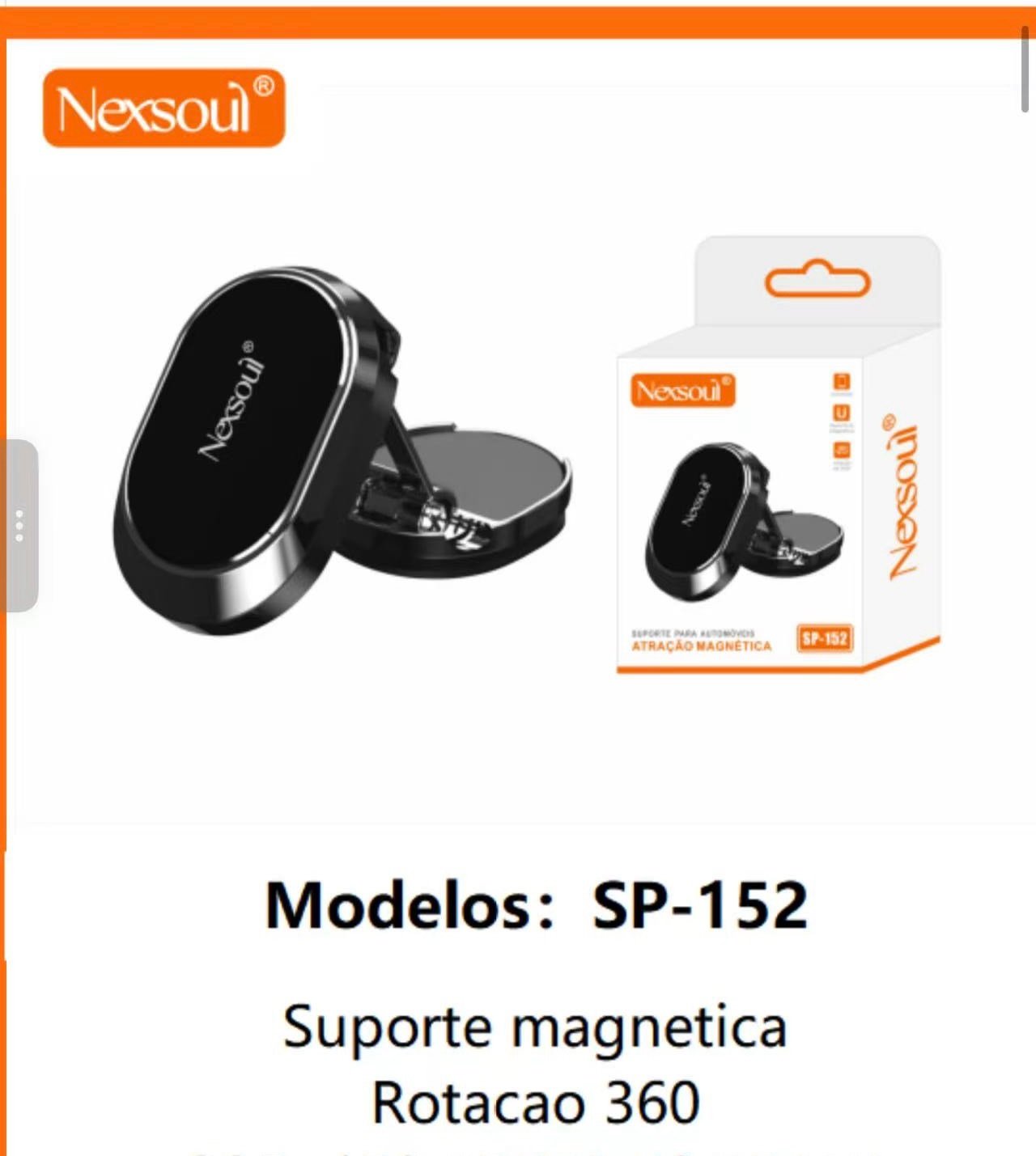 7 Sp-152 suporte magnético rotação 360 nexsoul - Imagem 1