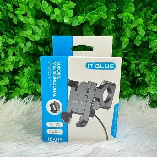 img_2351 Le-019 suporte para celular com entrada USB para moto e bicicleta - Imagem 1