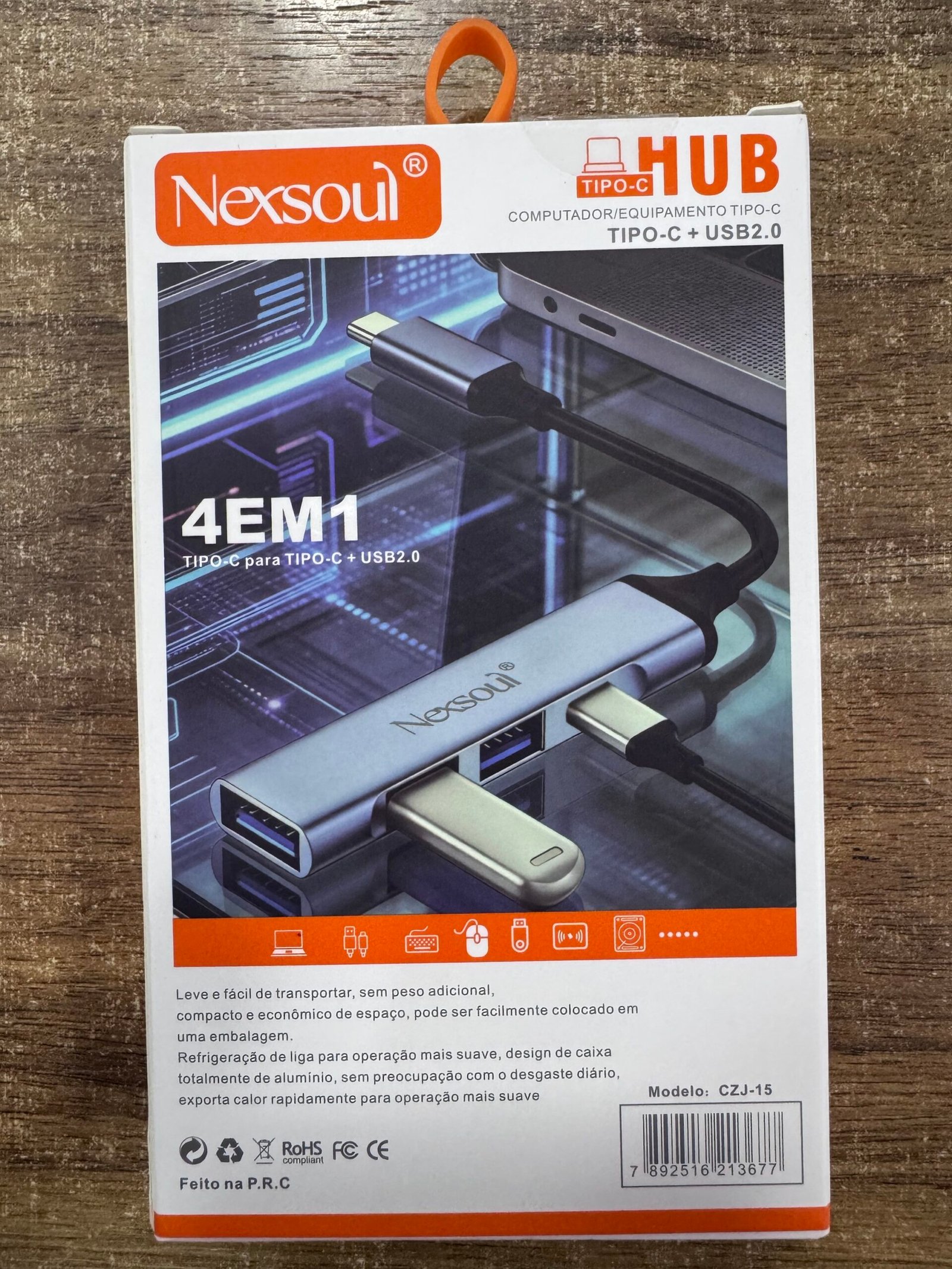 img_7604 Czj-15 4en 1 hub nexsoul - Imagem 1