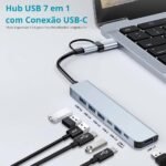 Kp-hb512 hub USB 7 portas Kunp