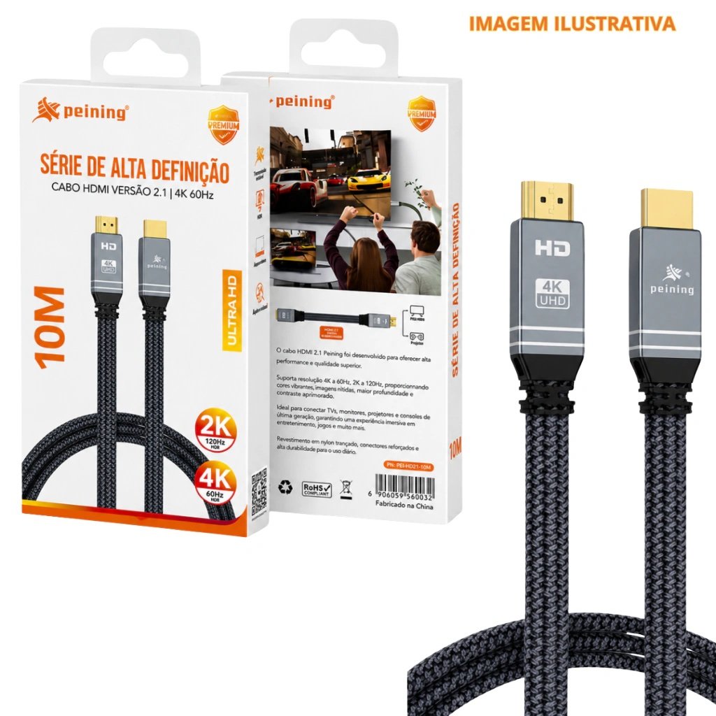 img_9437 CABO HDMI PEI-HDJ01-10M - Imagem 1