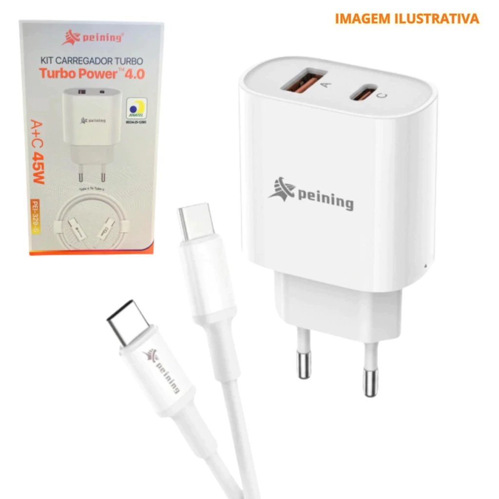 img_9440 CARREGADOR USB-A+C PEI-329-5 - Imagem 1