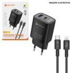 CARREGADOR 30W GaN TPC/IOS PEI-G112-4