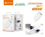 FONTE GaN 65W U+C+C PEI-PD330 - Imagem 5